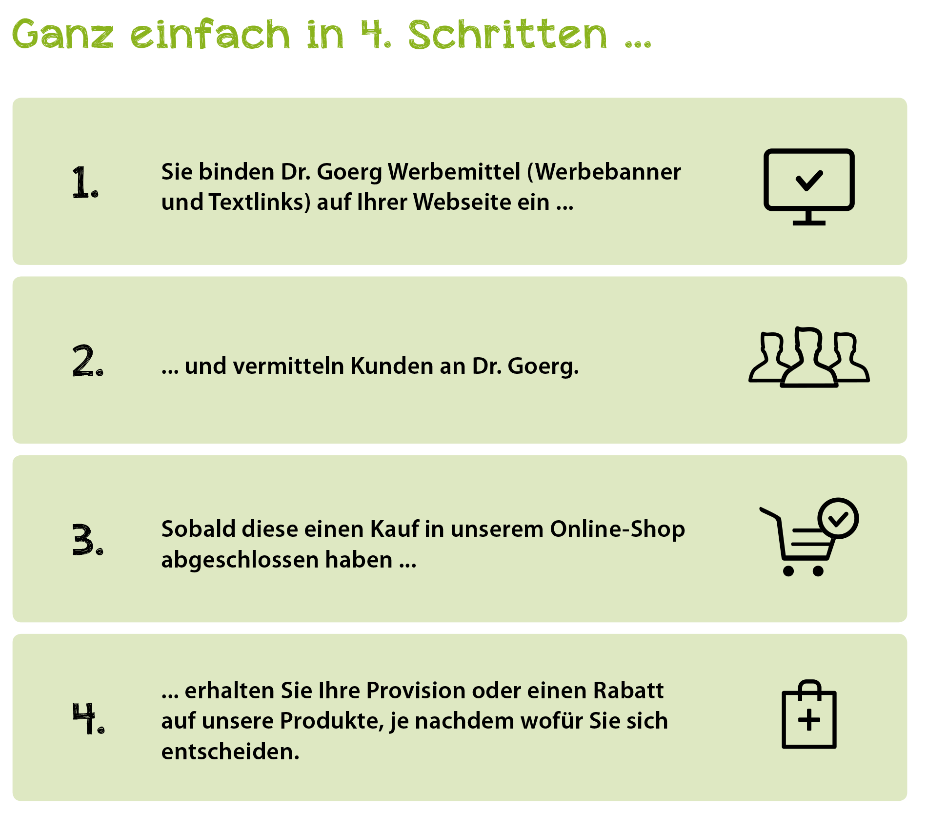 Partnerprogramm - Dr.Goerg - Jetzt 10% Provision als Publisher verdienen! Partnerprogramm - Dr.Goerg - Jetzt 10% Provision als Publisher verdienen!