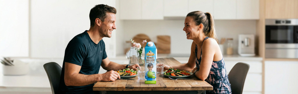 Kokoswasser zur gesunden Ernährung