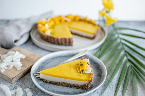 No Bake Mango Kokos Torte