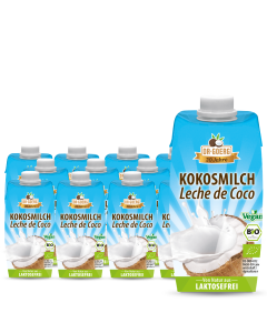 Premium Bio-Kokosmilch 15x 330 ml Sparpaket