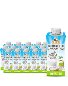 Leche de coco premium orgánica 16x200 ml