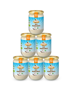 Premium Bio-Kokosmus 6x 500 g Sparpaket