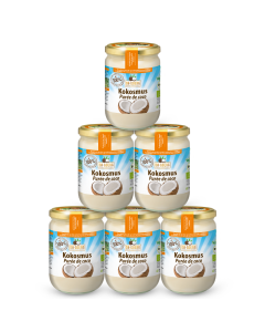 Premium Bio-Kokosmus 6x 500 g Sparpaket