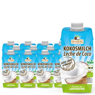 Premium Organic Coconut Milk 15x 330 ml
