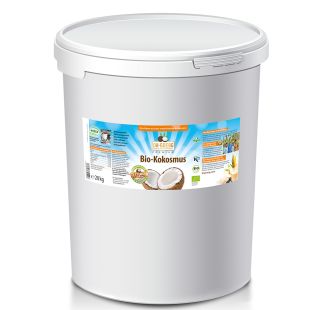Premium-Bio-Kokosmus in 20 kg-Vorratspackung