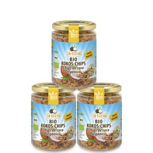 Premium Bio-Kokoschips 3x 160 g Sparpaket