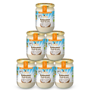 Premium Bio-Kokosmus 6x 500 g Sparpaket