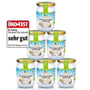 5 x Coconut Oil, 500 ml jar + 1 x Free