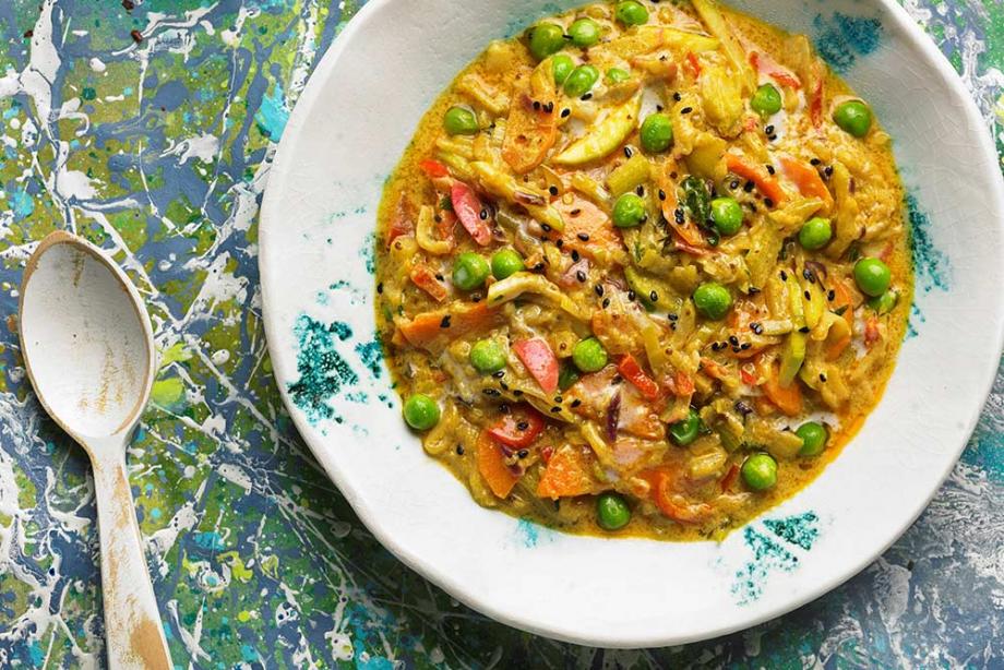 Veganes Kokos-Curry