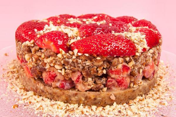 Erdbeer-Mandel-Kuchen