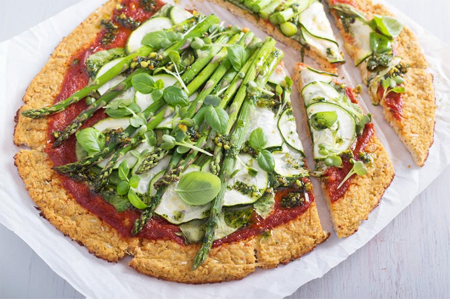 Knusprige Low Carb Pizza