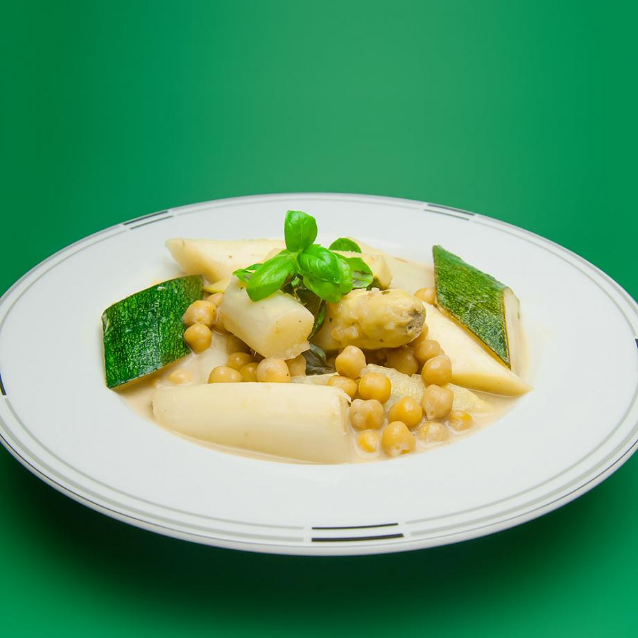 Spargel-Curry mit Kokosmilch