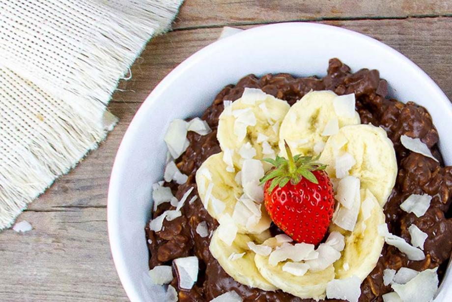 Schoko-Protein Porridge