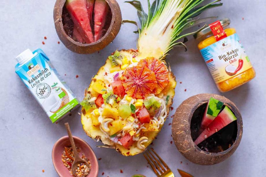 Tropical Ananas-Nudelsalat