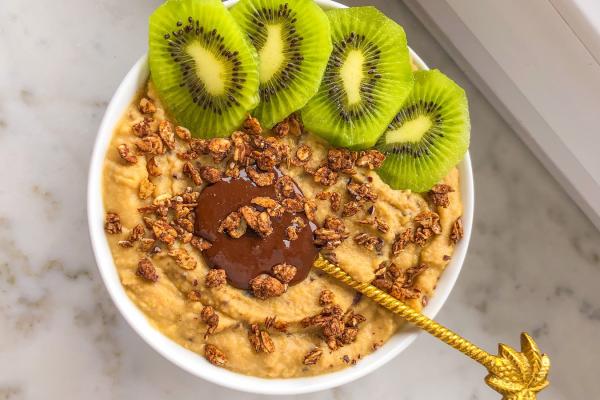 Cookie-Dough-Bowl mit Trinkkokosmilch