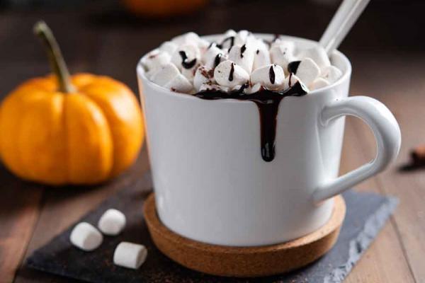 Heiße Marshmallow-Schokolade