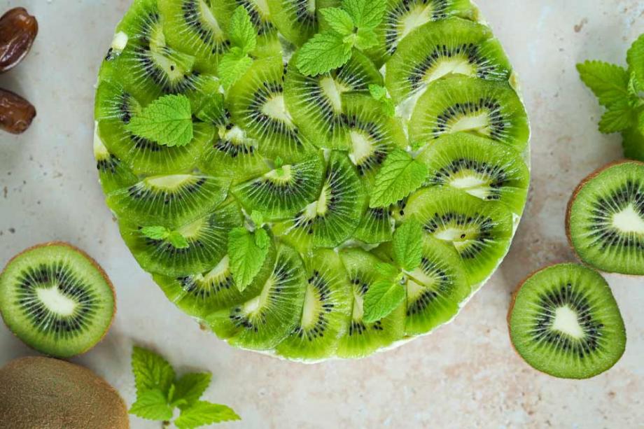 Vegane Kokos-Kiwi-Tarte