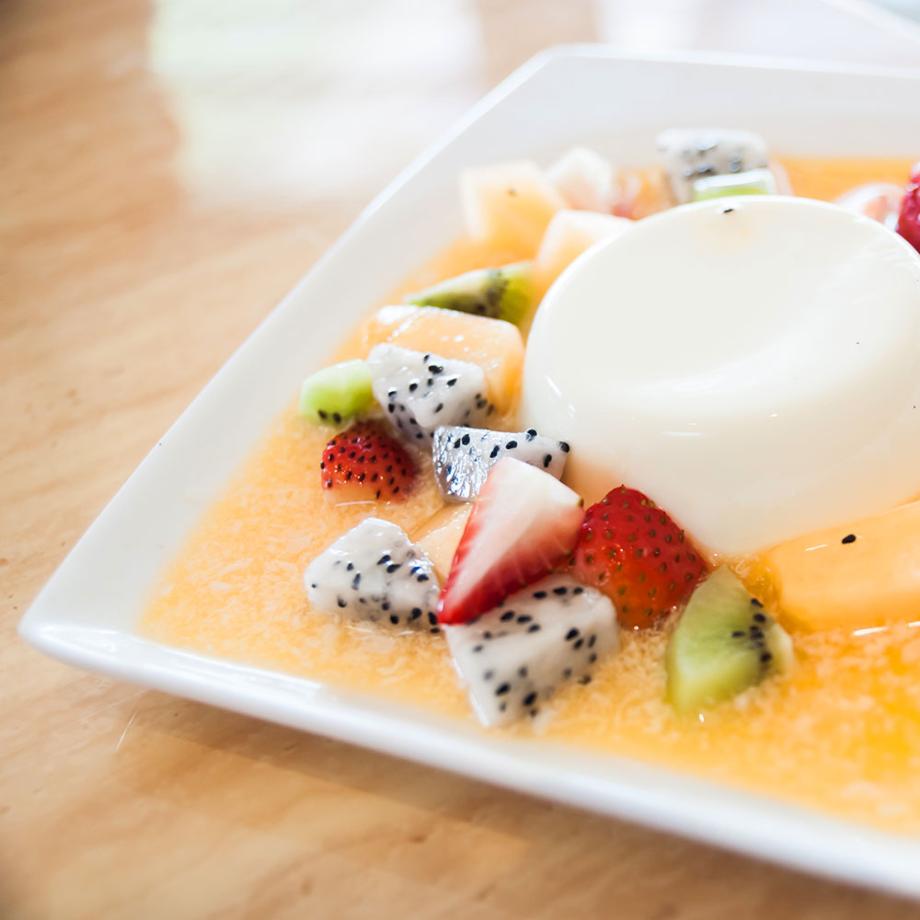 Kokosmilch-Pudding