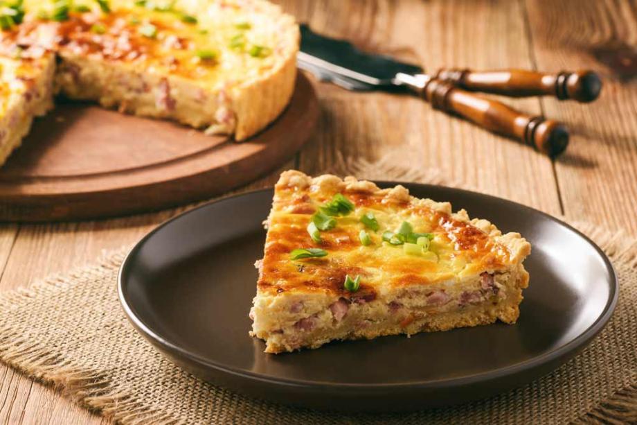 Veganer Zwiebelkuchen vom Blech