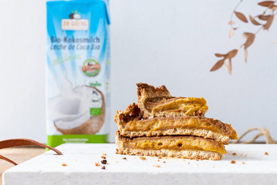 Veganer Pumpkin Pie mit Kokosmilch