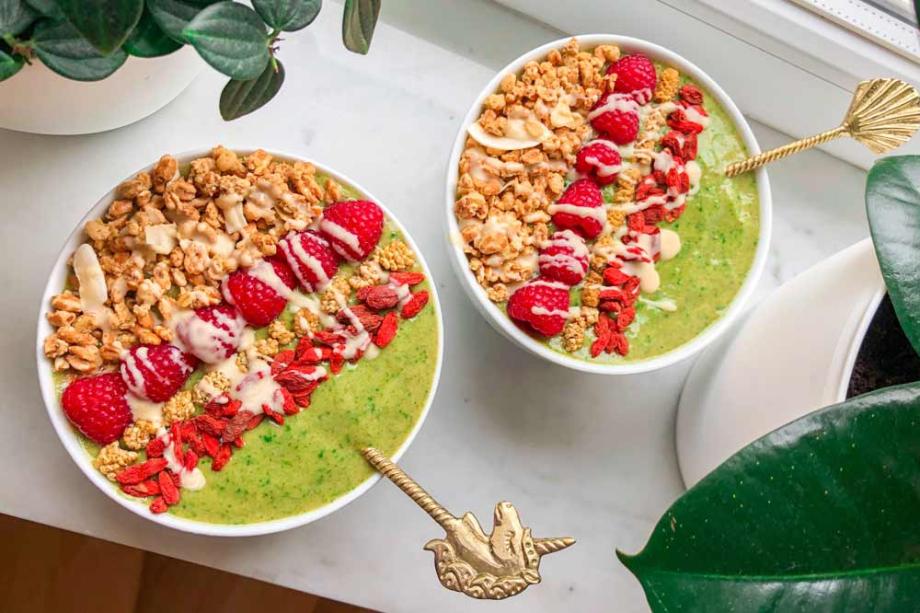 Grüne Smoothie Bowl