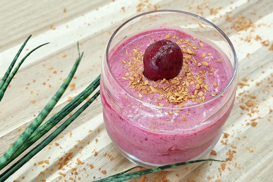 Kokos-Beeren-Creme