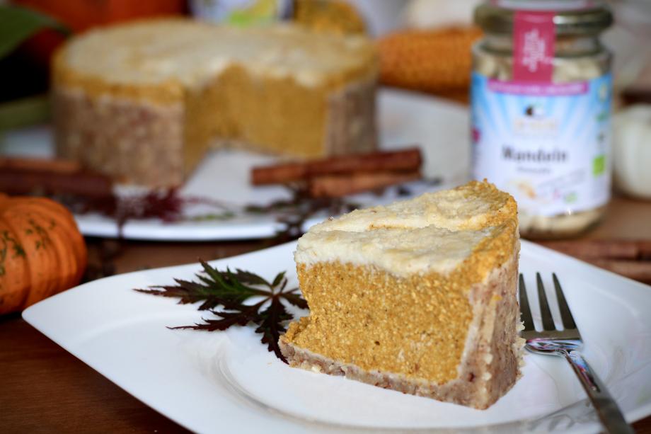 Vegan No-Bake Pumpkin-Cheesecake