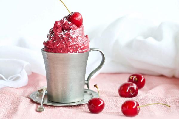 Kokos-Kirsch-Nicecream