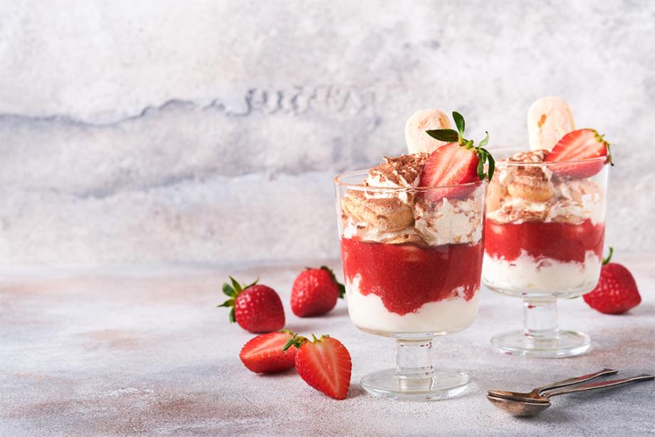 Erdbeer Tiramisu im Glas