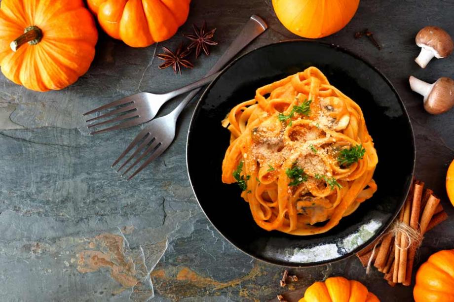 Kürbis Tagliatelle