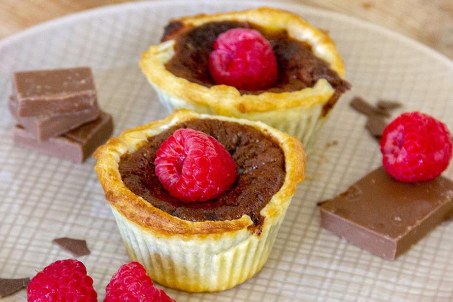Schoko-Tarte mit Blätterteig