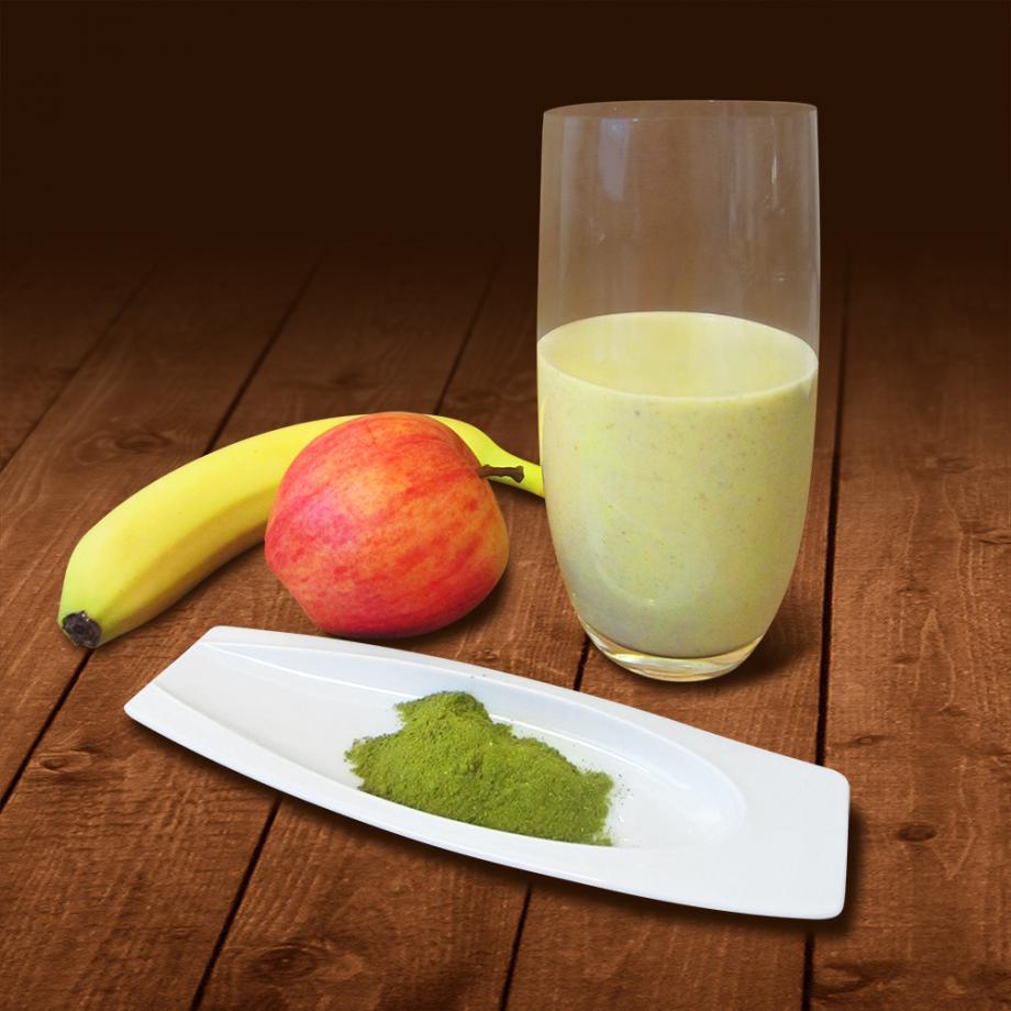 Apfel-Bananen-Smoothie mit Moringa