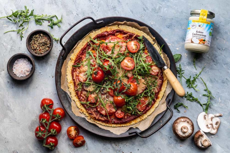 Vegane Quinoapizza