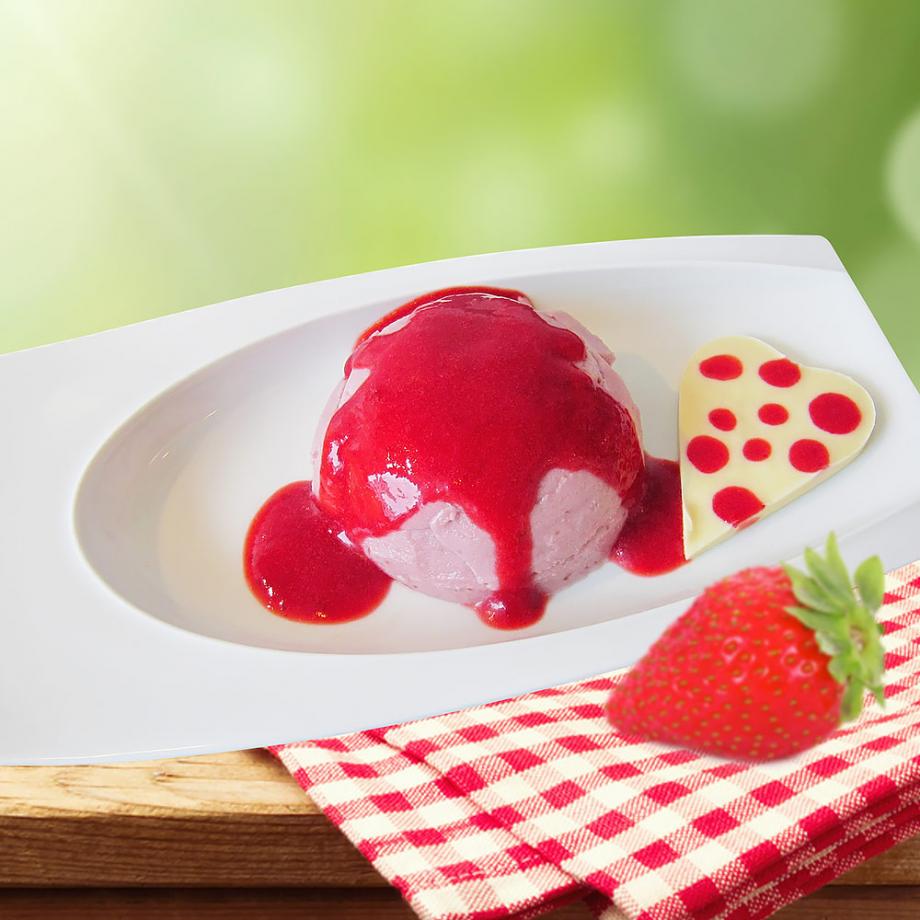 Panna Cotta mit Erdbeer-Kokosmilch