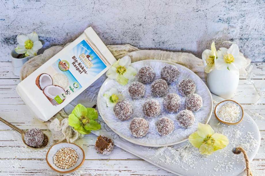 Selbstgemachte Raffaello Kugeln