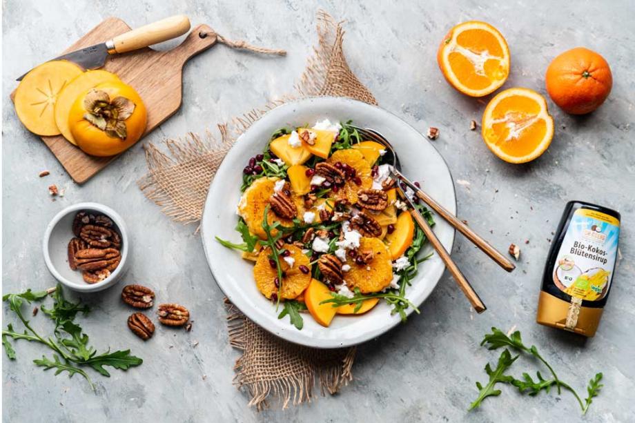 Orange Kaki Salat