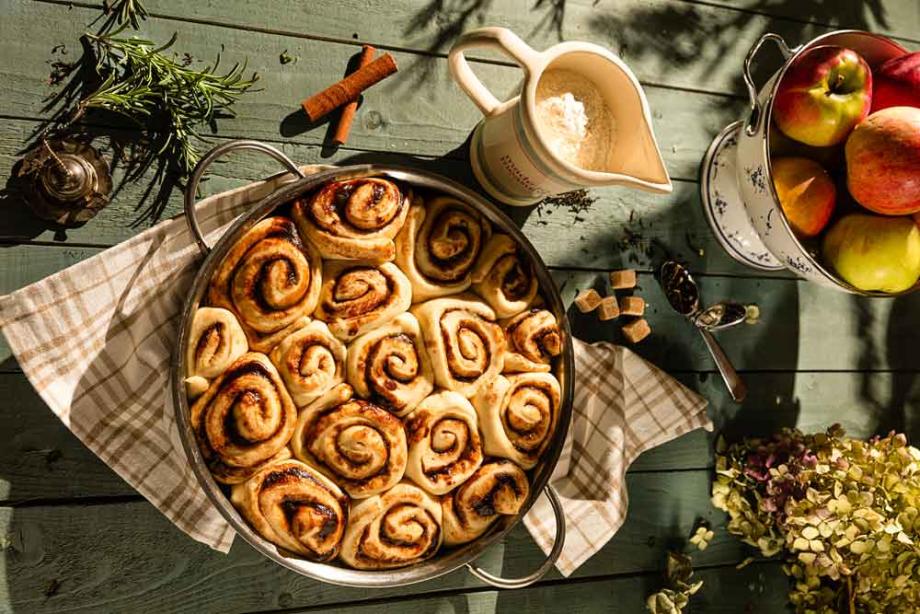 Vegane Zimtschnecken mit Kokos-Frosting