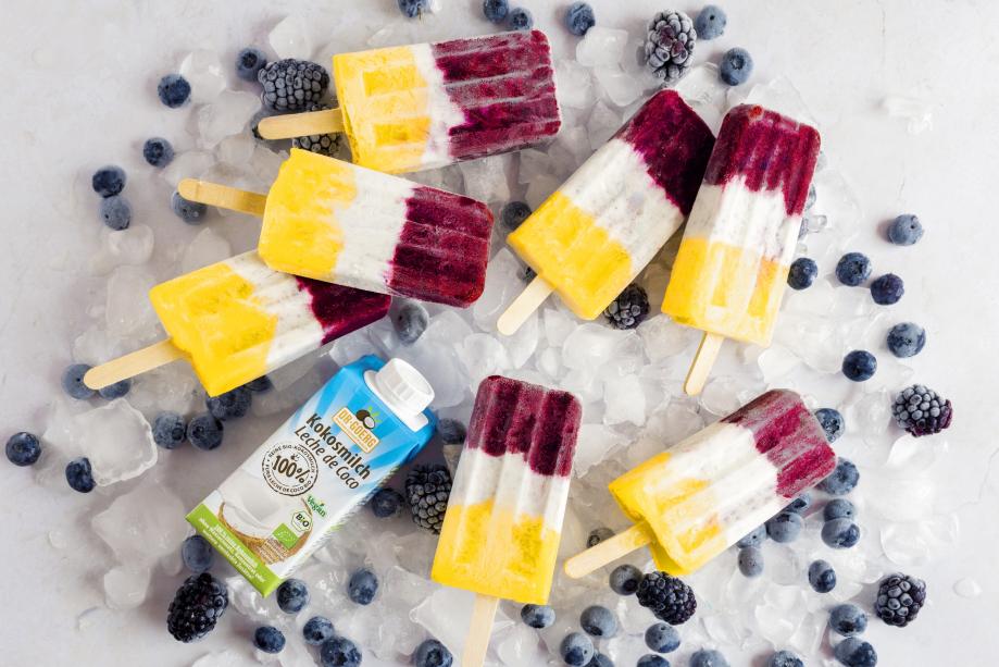 Tropic Coconut Chia Popsicles