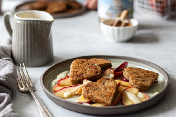 French Toast mit Vanillesoße