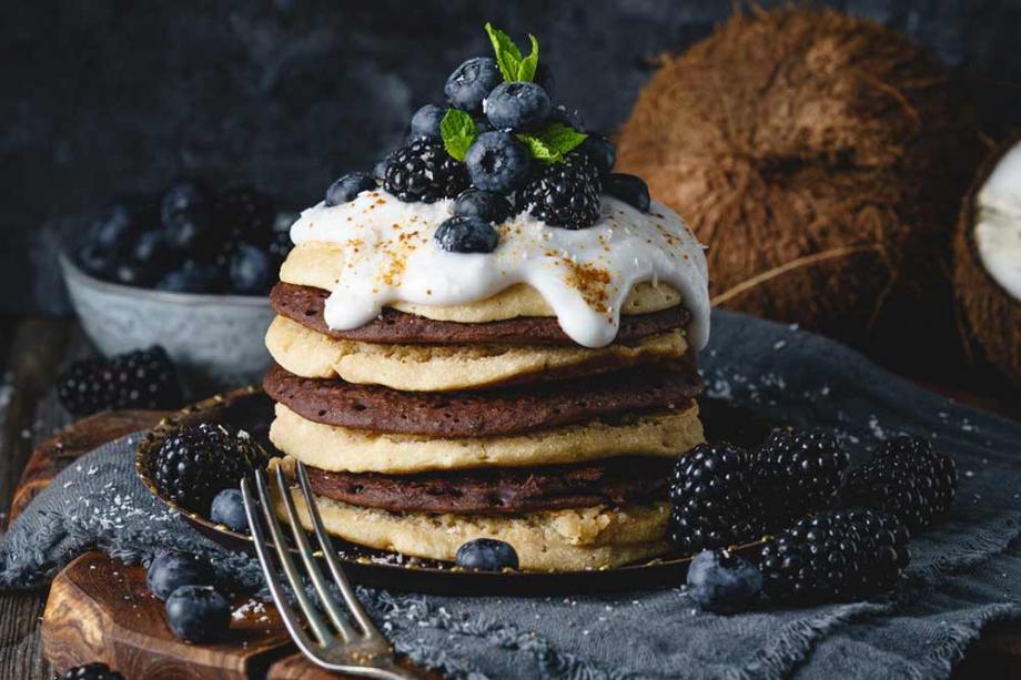 Bananen-Kokos-Pancakes