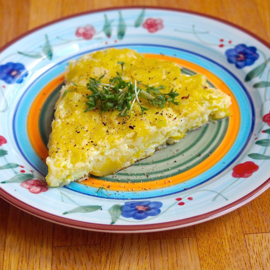 Kartoffel-Lauch-Fritatta