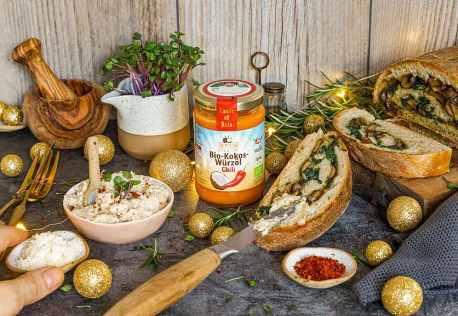 Pilzbrot im Sauerteig
