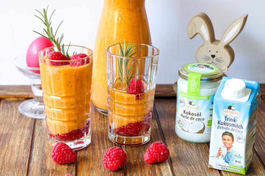 Chia-Kokos-Karotten-Smoothie