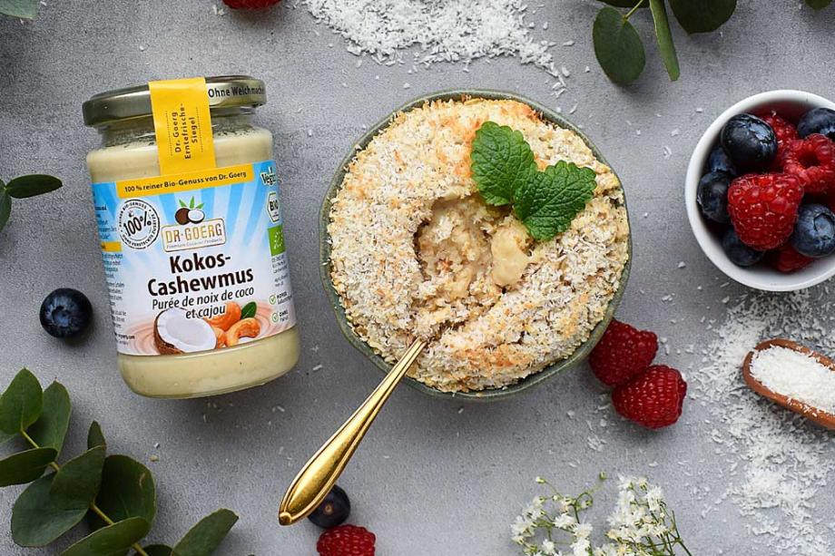 Baked Oatmeal mit Kokosnuss