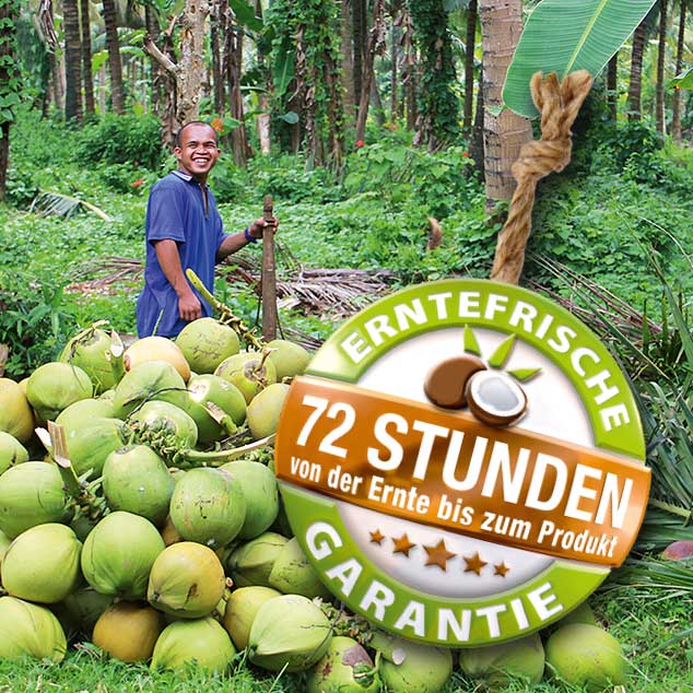 72 Std. Erntefrische-Garantie, schonende Ernte